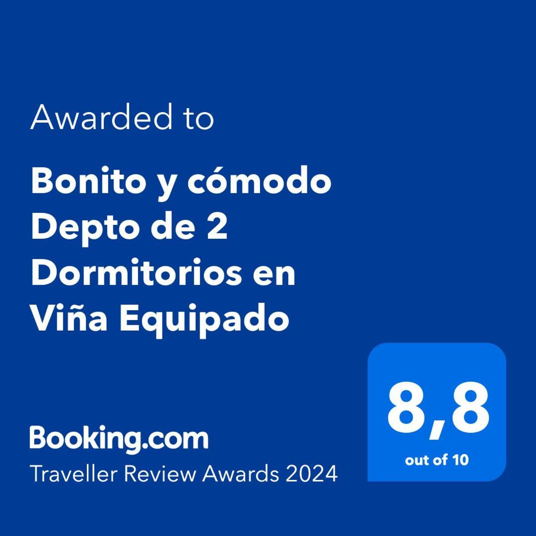 Apartamento Bonito Y Comodo Depto De 2 En Vina Equipado *